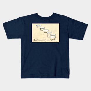 This is Not a Pipe(line): Surrealism in Software Kids T-Shirt